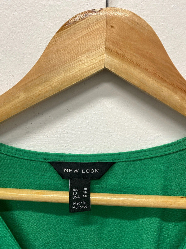 Fabulous Emerald Green midi dress classic Uk18 LG006