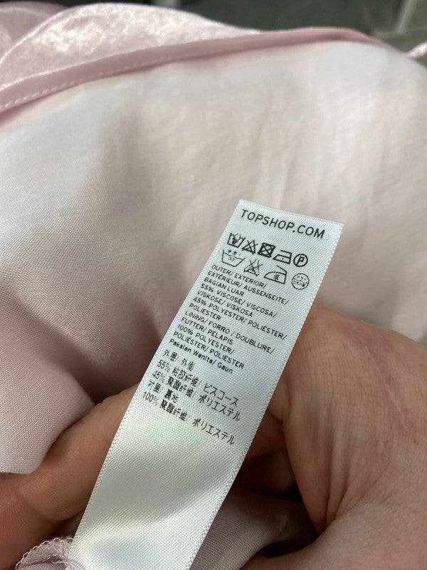 Fabulous Barbie Pink evening dress Midaxi Uk14 cut out KD001