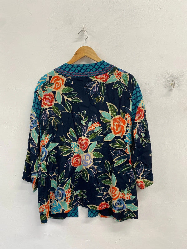 Lovely monsoon y2k boho ethnic kimono UK 10-12 GK002