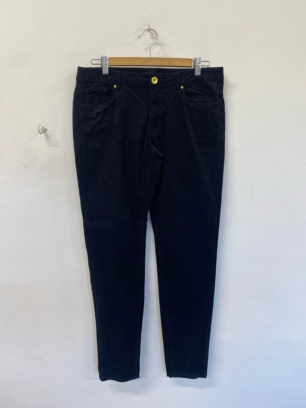 Classic skinny H&M black cords 16 KM003