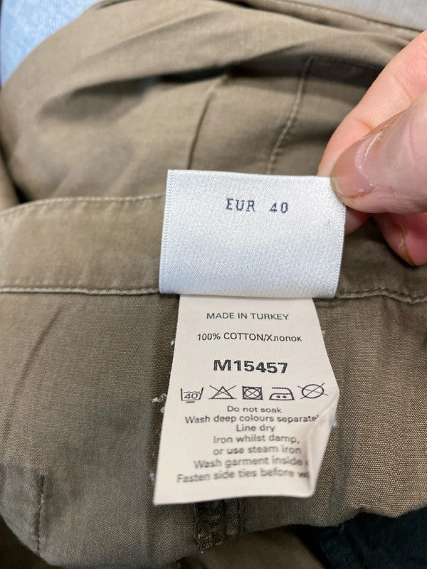 Fabulous Khaki pencil skirt cargo Y2K Next Uk12 AGS01