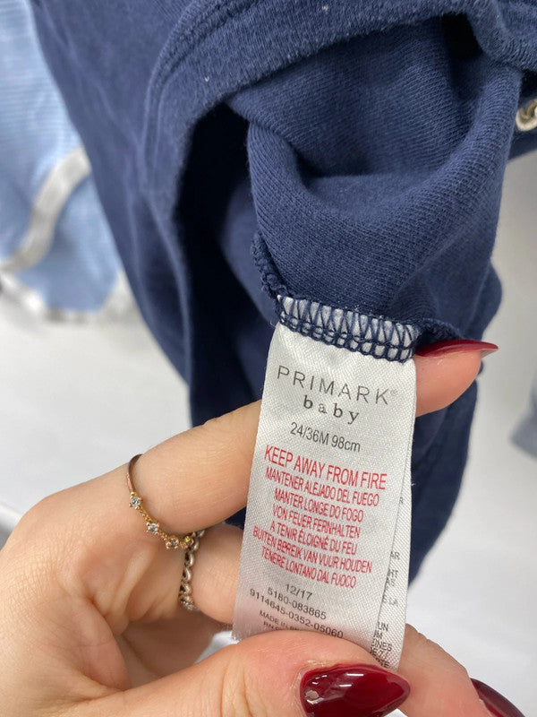 Lovely boys baby bundle of baby grows m&s primark age 18-36m LN001 #26