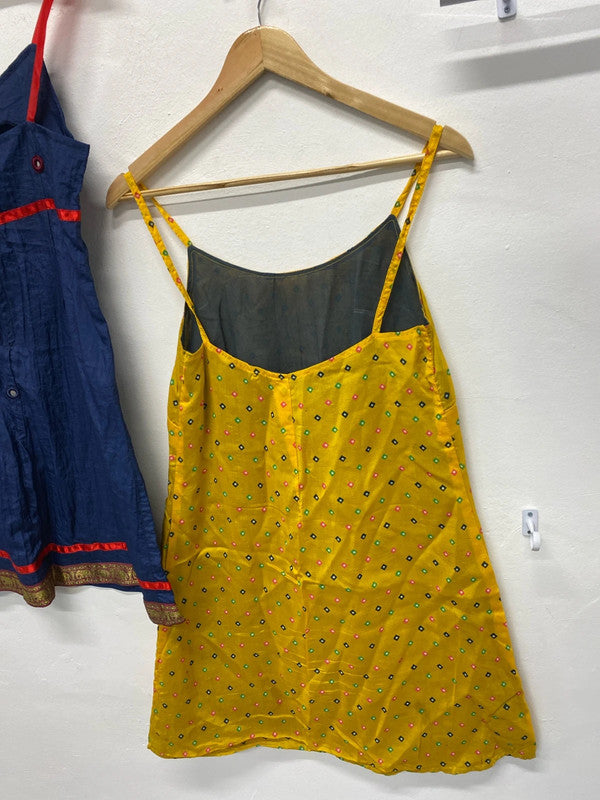 Fabulous Duo of Vintage Indian & handmade 1970’s style dresses Uk10 MM005