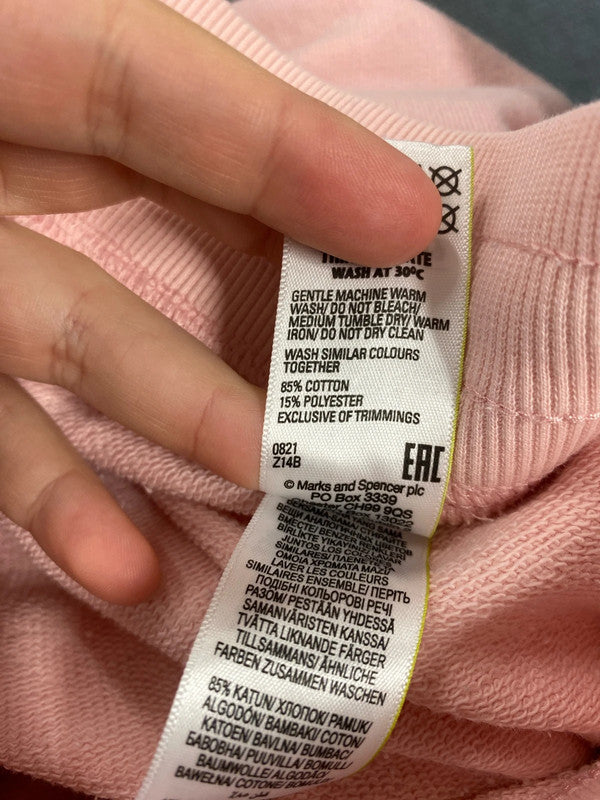 M&S Preppy Pink Joggers UK 12R EW004