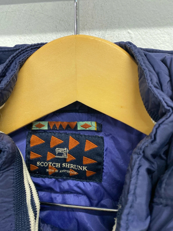 Fabulous Scotch Shrunk navy puffer jacket age 6 JP001