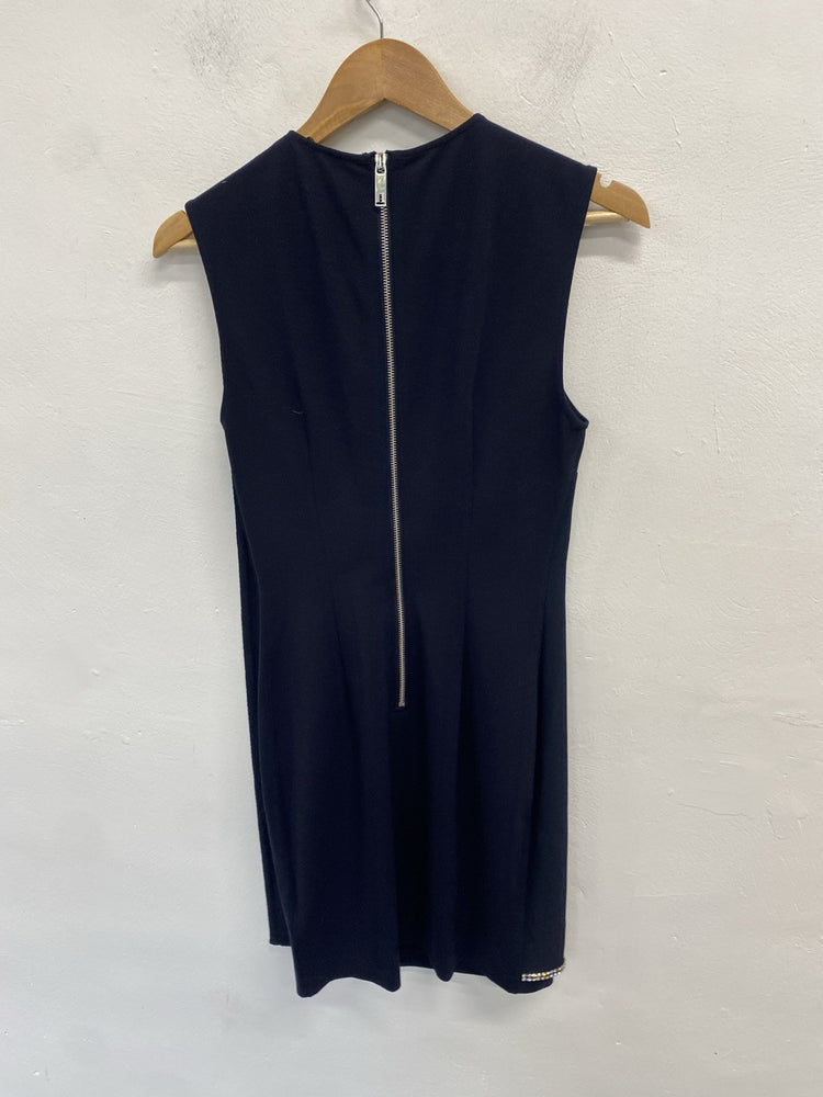 Stunning Ted Baker Burford Navy Diamante UK 6-8 SD002