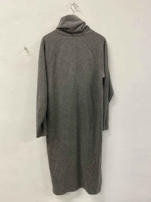 ASOS Stylish Grey Turtleneck Jumper Dress UK 10 KS002
