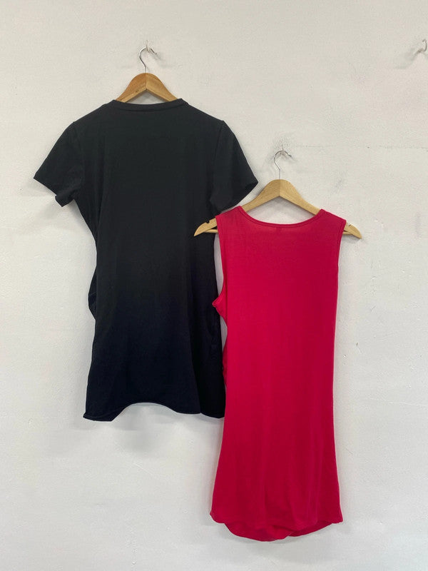 Shein Fab Duo of Asymmetric Beach Coverups Size L #1 MS002