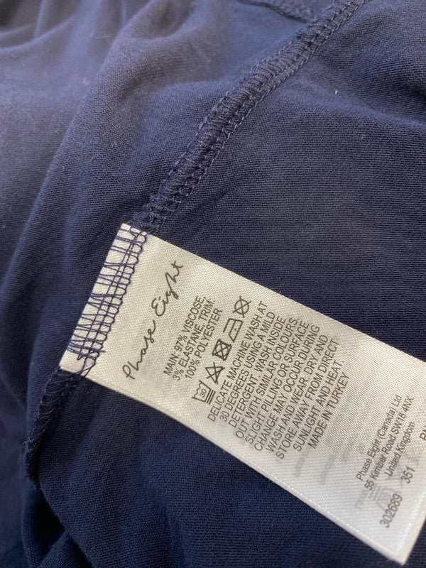 Fabulous Navy Tunic Top Uk14 Phase Eight classic GJ001