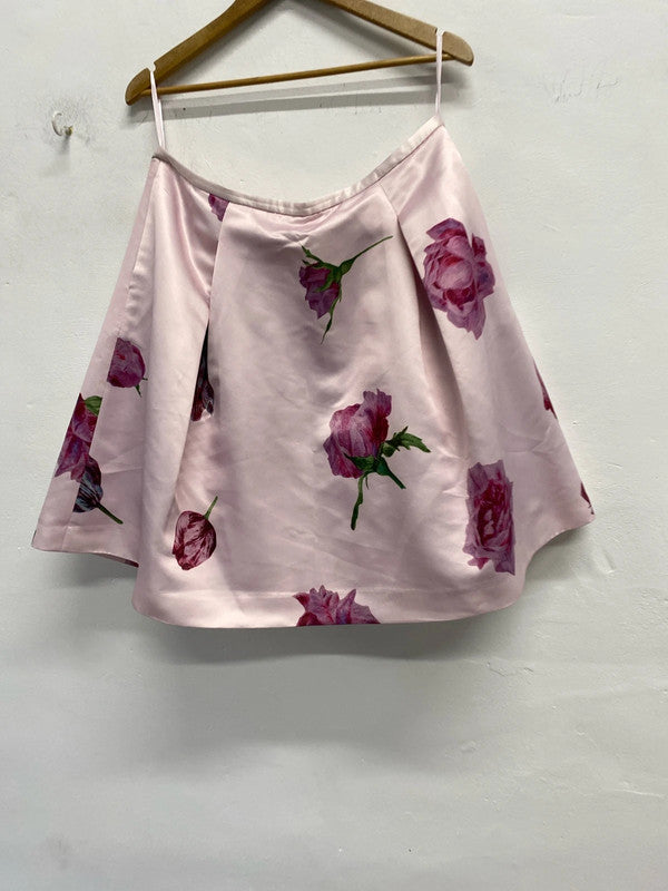 Fabulous Ted Baker Kobi Occasion pink skirt Uk16 JB005