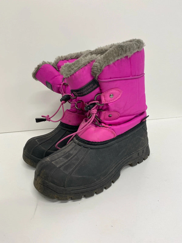 Fabulous Mountain Warehouse winter snow boots Uk3 pink Jb001