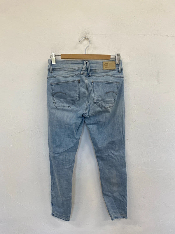G-Star Raw Chic Lynn Mid Skinny Ankle Jeans 29W 32L LD003