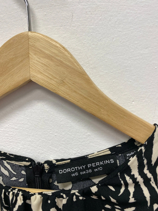 Fabulous Dorothy Perkins animal splodge dress smart casual Uk10 AG006