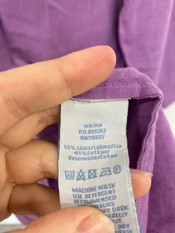 Boden Gorgeous Purple Abstract Floral Detail Tunic Dress UK 12 MM005