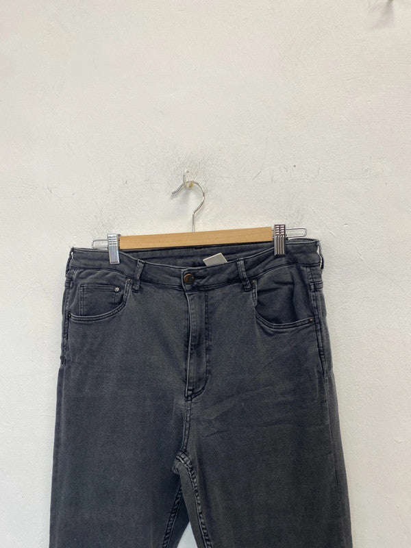 Lovely H&M grey skinny jeans high waist W 33/34 KM003