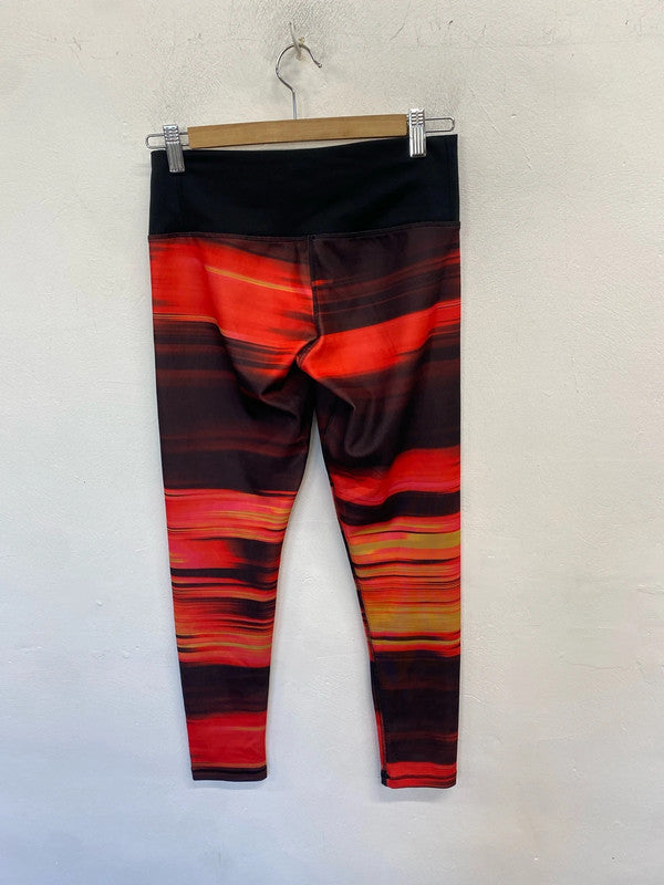 Lovely adidas tech fit orange pattern UK S GK002