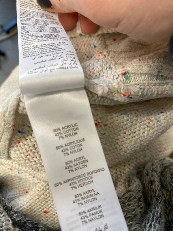 Fabulous duo of loose fit open front cardigans Superdry / New Look UkM #6 JR001