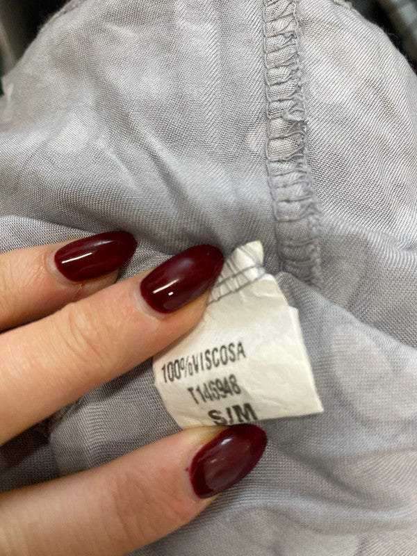 Gorgeous love izabel London grey heart top UK M MM005