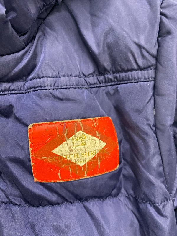 Fabulous Scotch Shrunk navy puffer jacket age 6 JP001