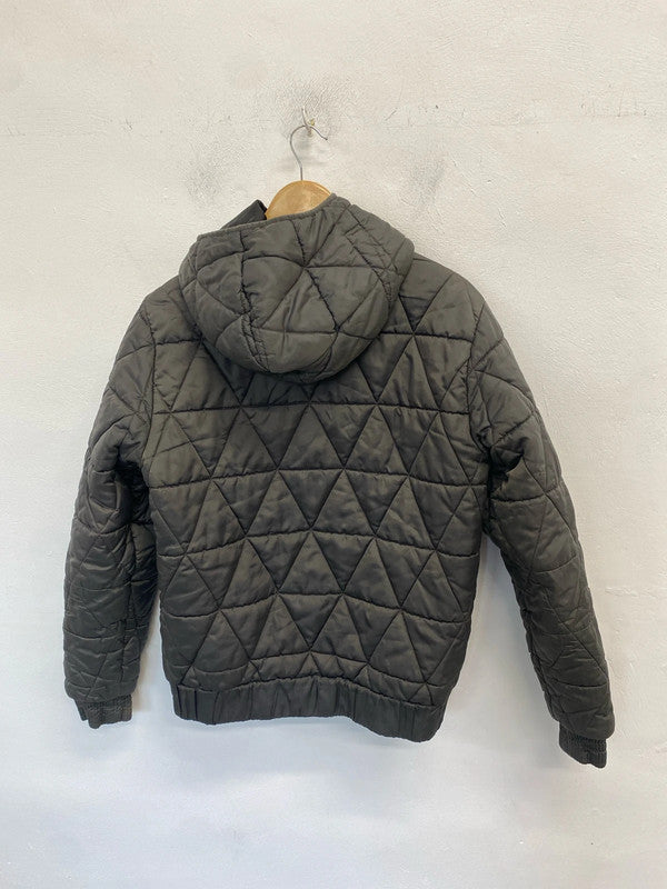 Fabulous men’s g star raw khaki quilted coat UK M DF002