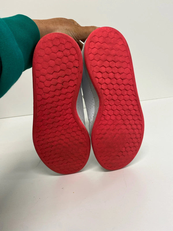 Fabulous Adidas advantage trainer white & neon pink Uk5 MS002