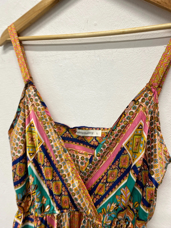 Fabulous Indian vibes summer gypsy boho dress UkL KN003