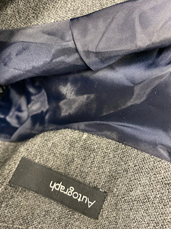 Fabulous Grey Tartan check Mini skirt Uk10 Autograph M&S MM005