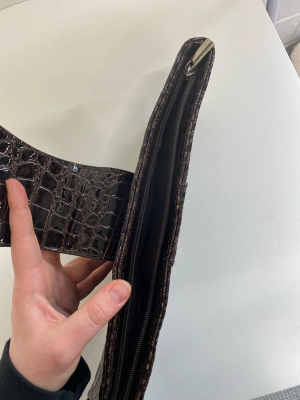 Unbranded Fabulous Faux Leather Reptile Look Clutch NC001