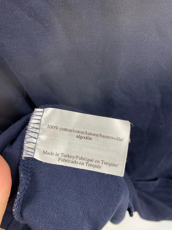 Laura Ashley Elegant Navy Mock Neck Top UK 10 MM005