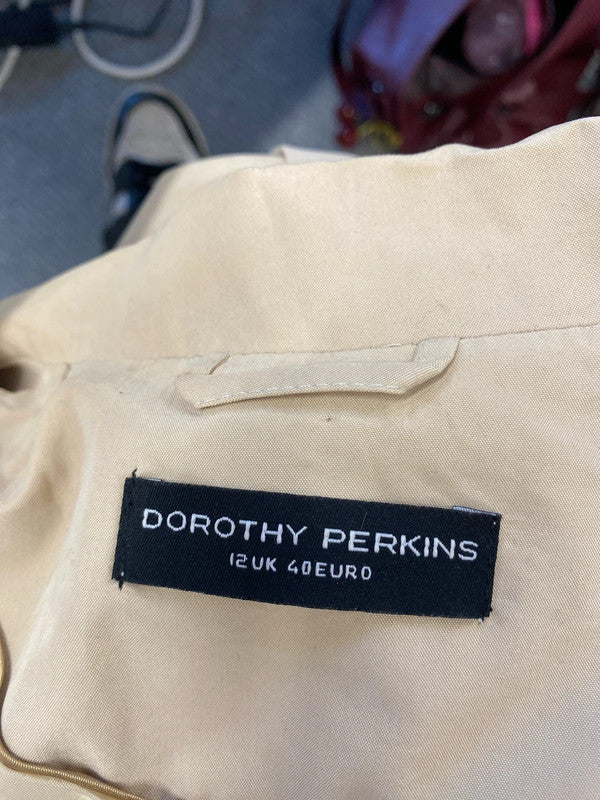 Lovely Dorothy Perkins beige blazer UK 12 AO001