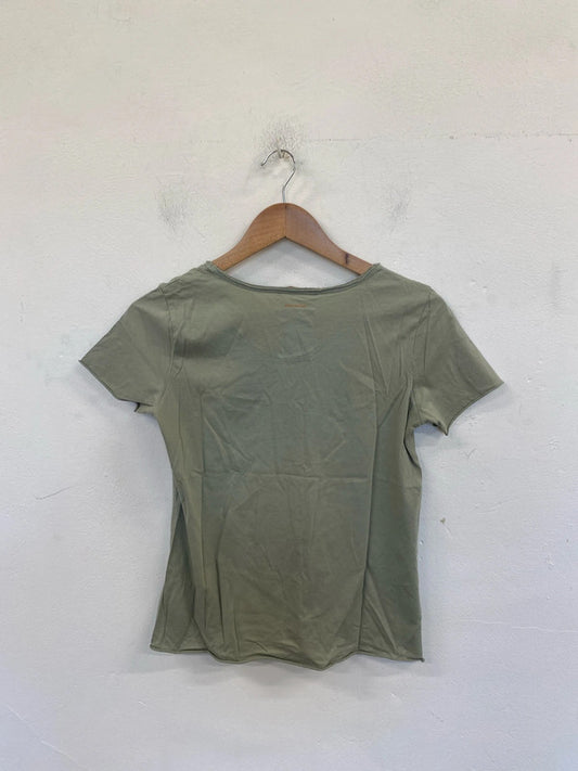 Hugo Boss Orange Label Stylish Khaki & Red Botanical Shirt Size M SW001