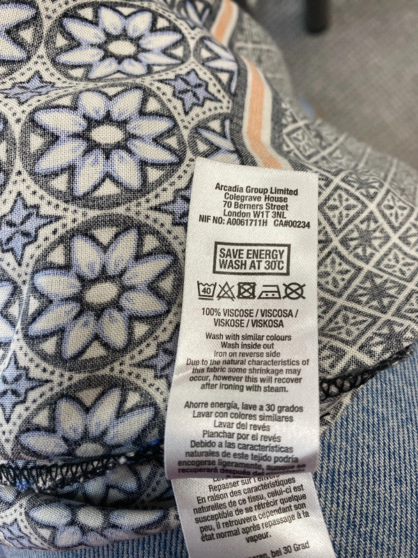 Fabulous Dorothy Perkins floral ethnic vibes kimono jacket Uk8 AG006