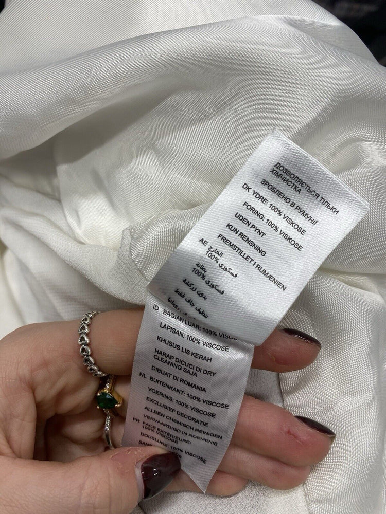 Reiss white summer jacket UK L NE001