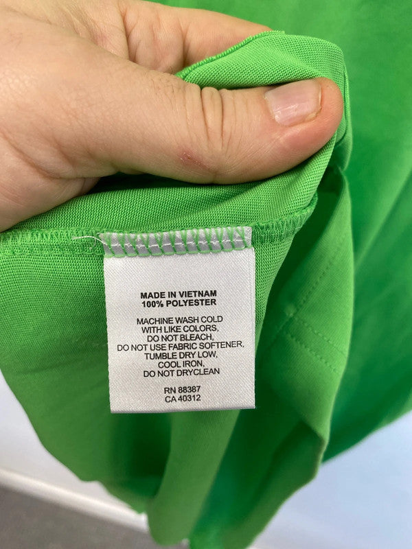 Classic Ashworth golf polo shirt lime green L LD003