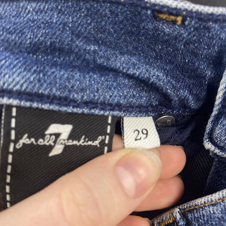 7 For All Mankind Denim Maxi Skirt Size 29/UK 14 SS002