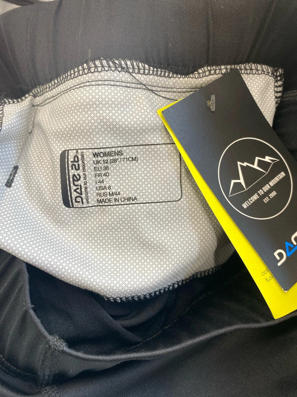 Dare 2 Be Sleek Black Gym Leggings UK 12 LW005