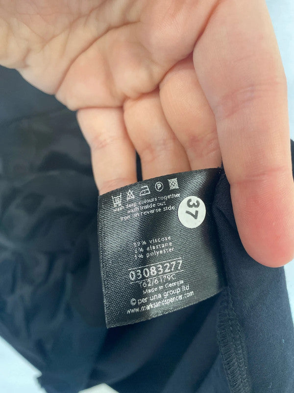 Per Una Stylish Black Evening Top UK 10 LW005