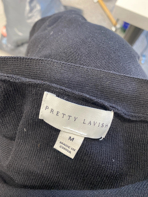 Gorgeous pretty lavish black cardigan UK M HDR01