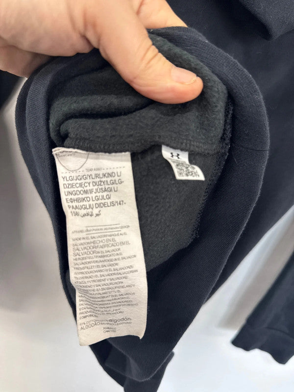 Classic Under Armour black hoody pullover YLG NC001