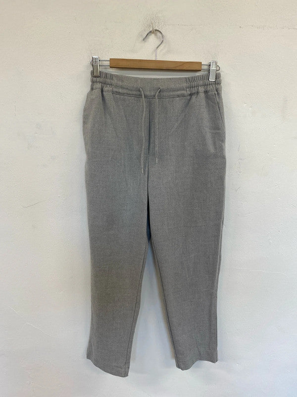 Zara Stylish Grey Joggers Size S DF002
