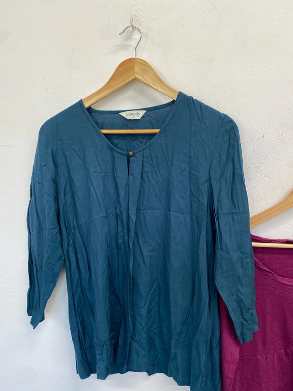 Lovely duo of tunics nomads Great Plains UK 8 #8 AG008