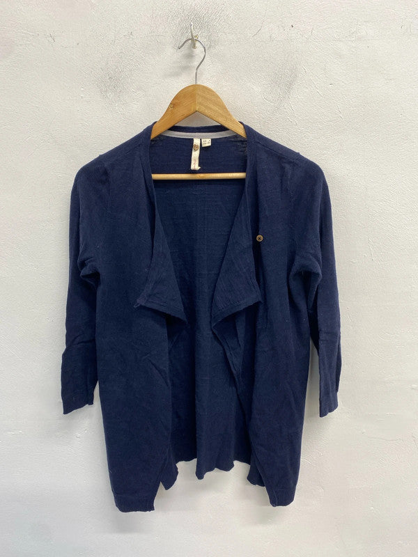 Lovely white stuff blue cardigan UK 8 MM005