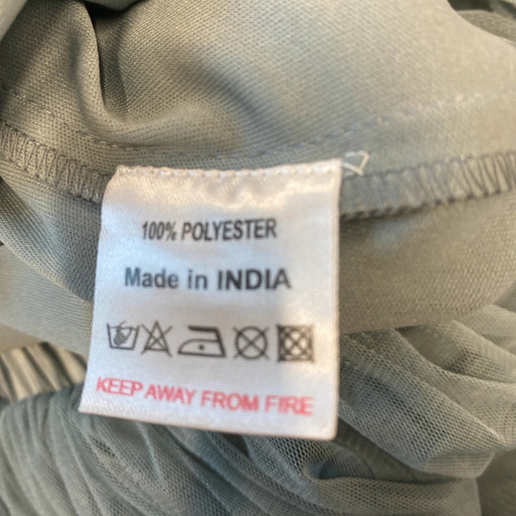 Fabulous Lace & Beads tulle party skirt petrol grey UkL JR001