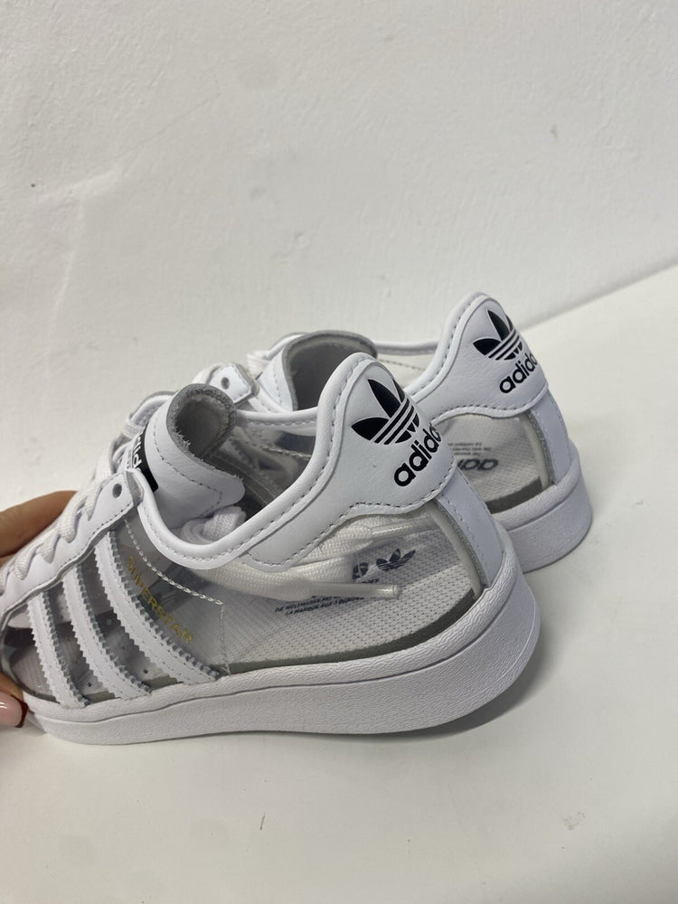 Adidas Superstar Transparent Trainers UK 4 LB002