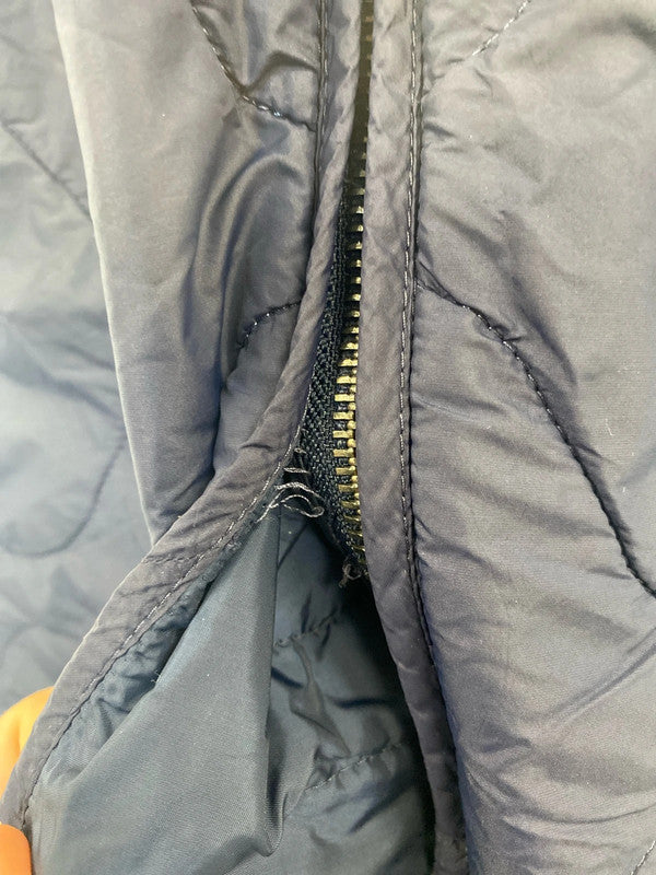 Per Una Stylish Navy Quilted Longline Puffer Jacket UK 10 JP001