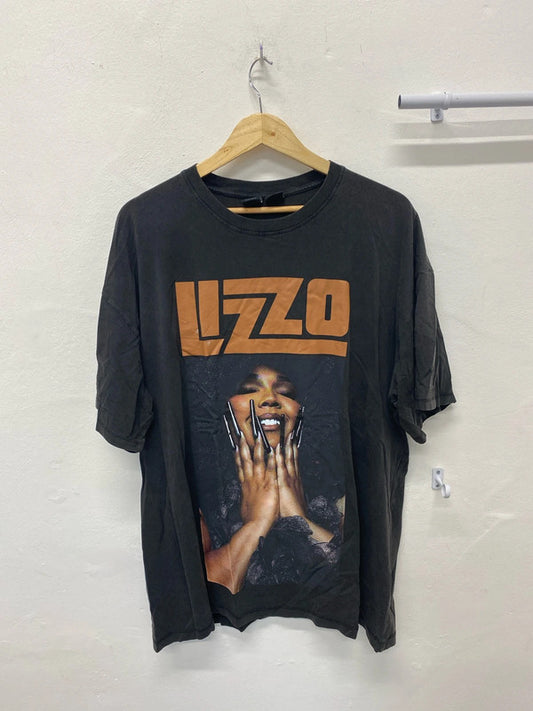 Fabulous Lizzo x Bershka distressed faded T shirt Merch UkL LB005