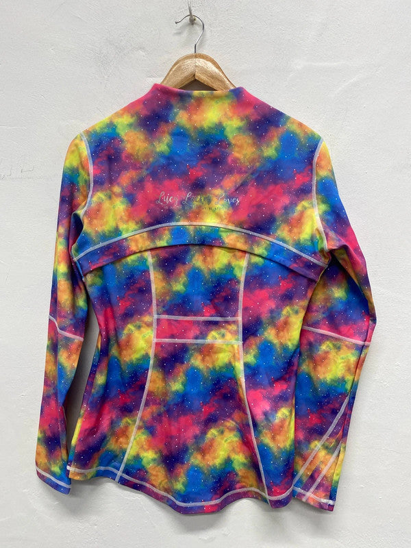 Fabulous Lucy Locket Loves activewear space neon jacket UkS 10/12 MA003