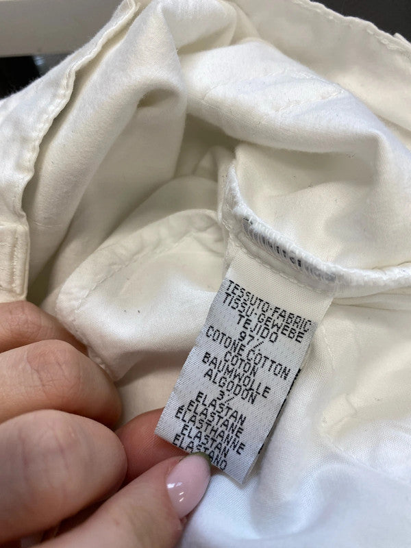 Stunning nautica white trousers straight leg UK w 27 (uk8) KA001