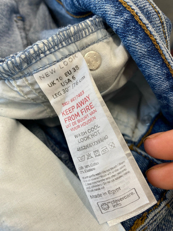Fabulous duo of Tori New Look Jeans Uk10 blue Mom style JM008