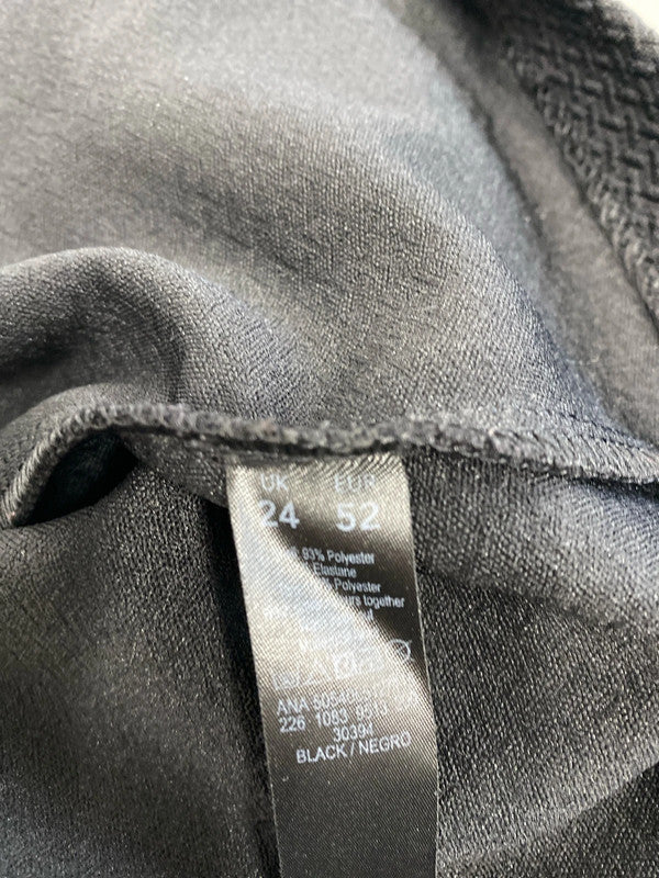 Fab George textured dress Uk24 work or formal NC001